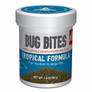 Fluval BugBites Granules for Medium-Large Tropical Fish (1.6 Oz)