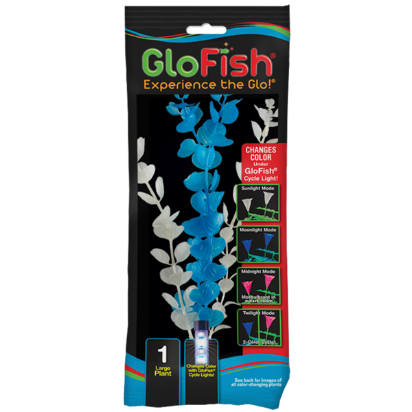 Tetra GloFish Cycle Light Plants (Large - Blue)