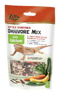 Zilla Reptile Munchies Omnivore Mix with Calcium (4 oz., 113 g)