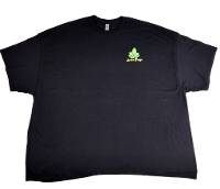 Josh's Frogs Left Chest Logo T-Shirt - Black (5XL)